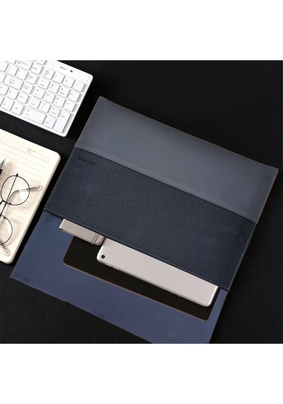 Lenyes Lb511 Nfc Tag Özellikli 14 İnç Su Geçirmez Laptop Kılıfı Gri