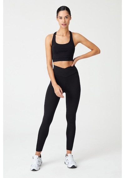 Los Ojos Siyah Çapraz Bel Detaylı Cross Waist Tayt Envelope Envelope Siyah Envelope Siyah
