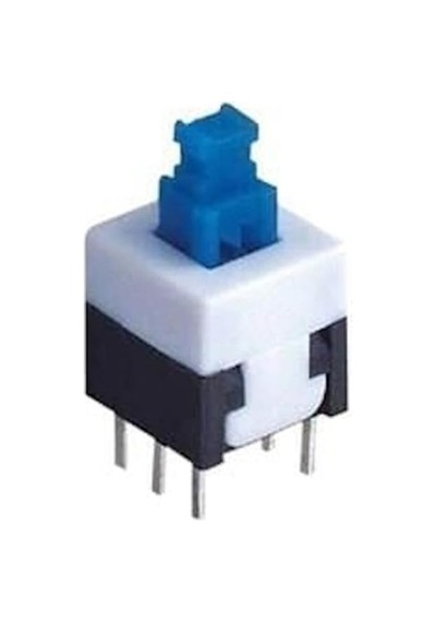 Sanec Tactile Push Button On - Off Anahtarlı Switch 7x7 Mm 6 Bacaklı Kilitli