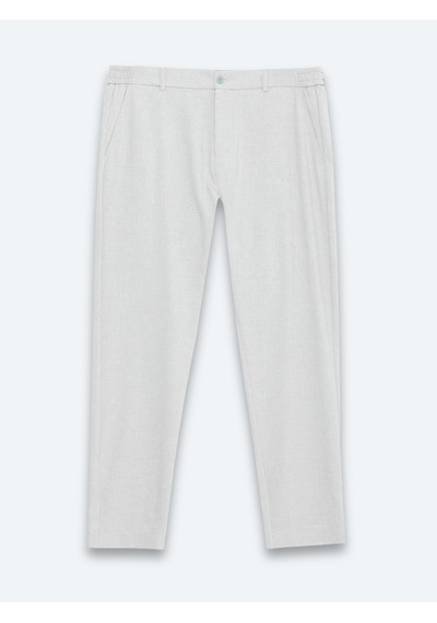 Kip Gri Dokuma Jogging Fit Casual Pantolon Gri --