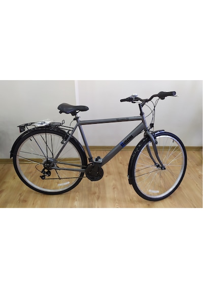 Bisan Hardy-s Shimano 21 Vites 28" Şehir Bisikleti Gri Siyah 56cm Gri - Siyah