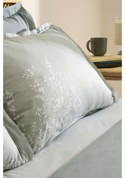 Karaca Home Linaria %100 Pamuk Çift Kişilik Nevresim Pike Takımı Mint