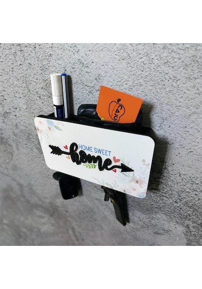 Home Yazılı Dekoratif Bölmeli Anahtarlık Duvar Askılık Dekor Diğer