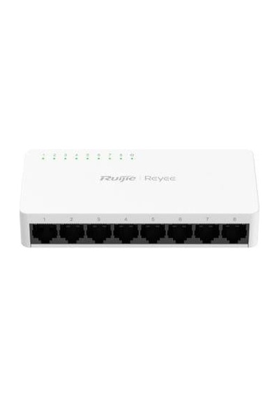 Ruıjıe Reyee Rg-es08f 8 Port 10/100 Yonetılemez Desktop Swıtch Plastik Kasa-192452