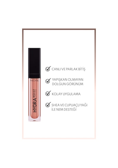 Note Cosmetique Hydramoist Lipgloss 13 Secret Kiss Nemlendirici Dudak Parlatıcısı - Işıltılı
