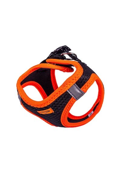 Doggie Havalı Dokuma Neon Serisi Küçük Irk Göğüs Tasması Turuncu 2XS-26-30Cm Turuncu