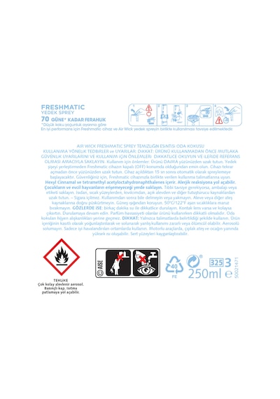 Freshmatic Makine Yedek Lavanta + Bahar Çiçekleri + Temizlik Esintisi Karışık