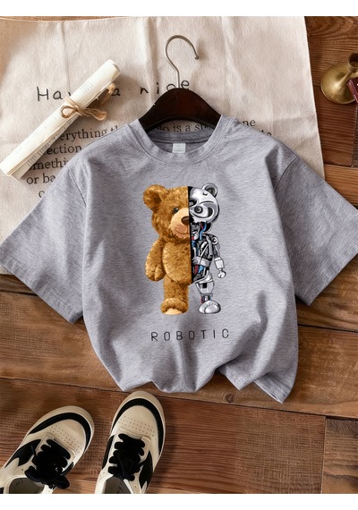 Noıssey Urban Pop Graphic Kadın Tişört Koleksiyonukod 5468 Gri