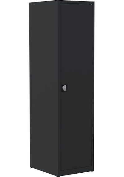 Çelik Dosya Dolabı Metal Dolap Ofis Dolapları Arşiv , Garaj , Bahçe , Kiler , Balkon 50x60x180 Siyah / Siyah