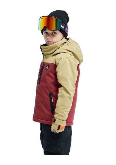 Quiksilver Lıttle Mıssıon Kıds Jk Çocuk Kırmızı Snowboard Ceketi Rre0