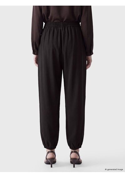 Lcw Comfort Kahverengi Beli Lastikli Kadın Jogger Pantolon
