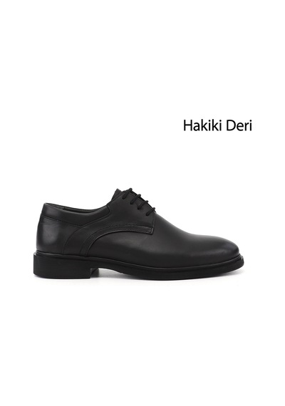 Gönderir Erkek Siyah Bağcıklı Hakiki Deri Klasik Ayakkabı Ddma86842890