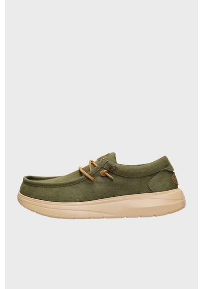 Hey Dude Wally Comf Worn Twill Makosen Ayakkabı Erkek Ayakkabı 45113-3bn Haki