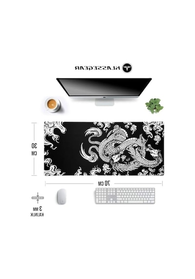 Gaming Mouse Pad, 70x30 Cm, 6 Farklı Tasarım İle Oyun Deneyimi