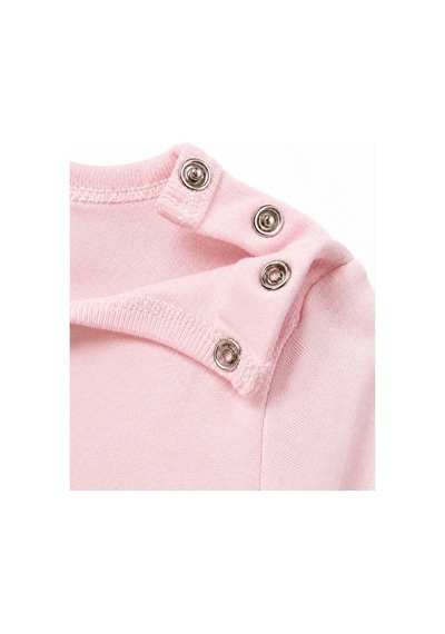 H&c Coolboy H&c Uzun Kollu Omuz Çıtçıtlı Bebek Body %100 Pamuk Pembe