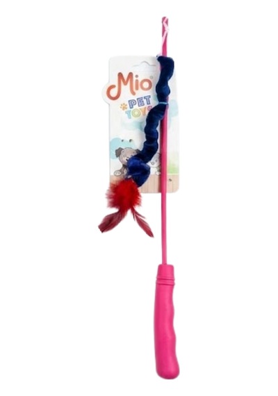Karnaval Lastikli Olta Kedi Oyuncağı Pembe