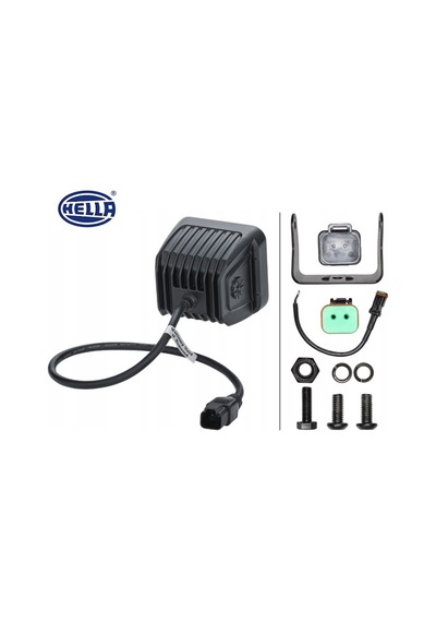 HELLA 10V-30V OFF-ROAD LAMBA 40W 5700K 3000 LÜMEN (GENİŞ AÇI) (4