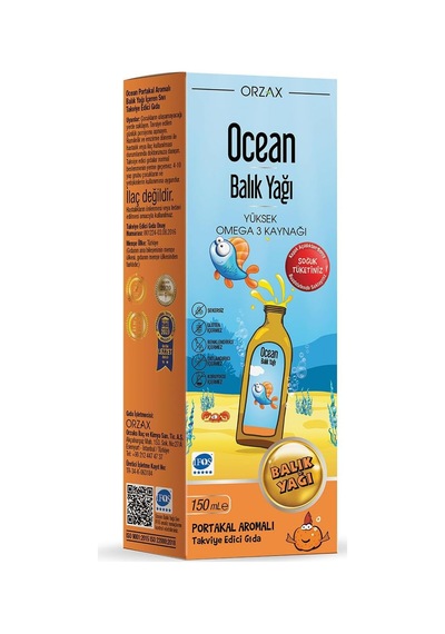 Balık Yağı Şurubu Portakal Aromalı 150ml