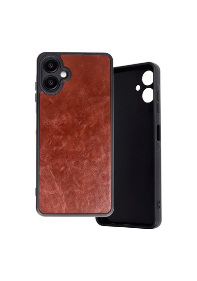 Samsung Uyumlu Galaxy A06 Uyumlu Kılıf Aras Deri Kapak - Bordo