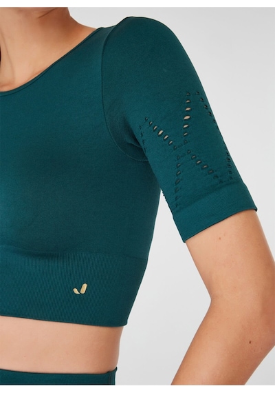 Jerf Naples Kısa Kol Crop Top Econyl Yeşil