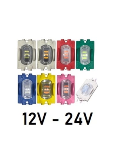 12 - 24 Volt 2 Watt Dış Ip65 Lensli Dar Açılı Modül Led