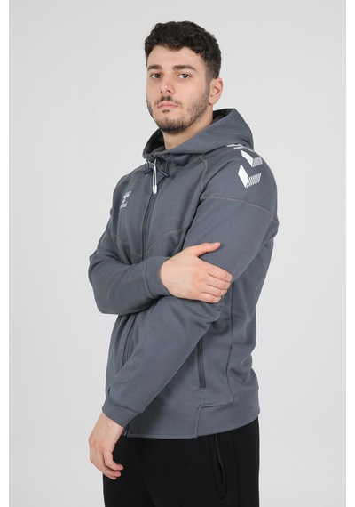Hummel Armin Pro Pamuklu Sweatshirt Antrasit