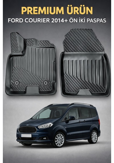 Ford Courier Panelan 2014-2023 3D Oto Paspas