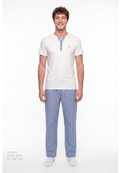 Penti Erkek Renkli Soft Shore Pijama Takımı