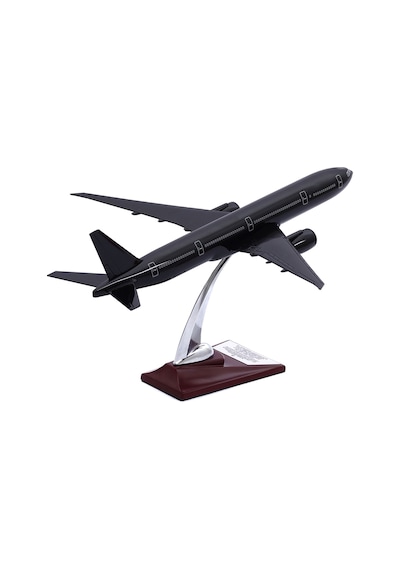 Zekupp - Maket Uçak - Boeing 777-300 1/200 - SİYAH ÖZEL TASARIM M