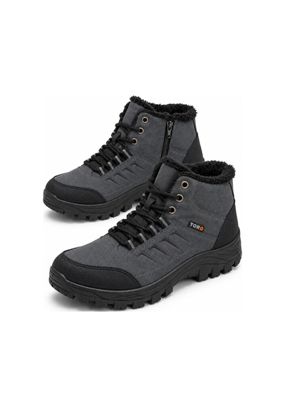 Vojo Fix İçi Tüylü Fermuarlı Günlük Outdoor Erkek Bot 267800001917 11 Füme