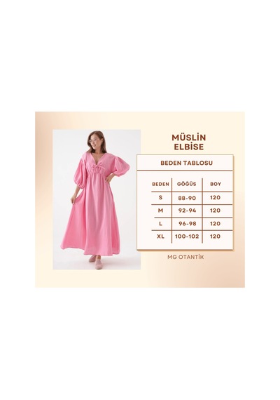 Mg Otantik %100 Pamuk V Yaka Müslin Kumaş Beli Lastikli İp Detaylı Kısa Kol Elbise Mg-2025 Pembe Mg Otantik %100 Pamuk V Yaka Müslin Kumaş Beli Lastikli İp Detaylı Kısa Kol Elbise Mg-2025 Pembe