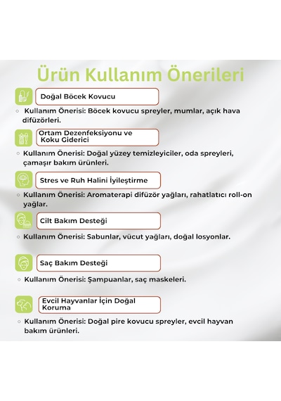 Ketpure Organik İçerikli Citronella Sitronella Uçucu Yağı 10 ML