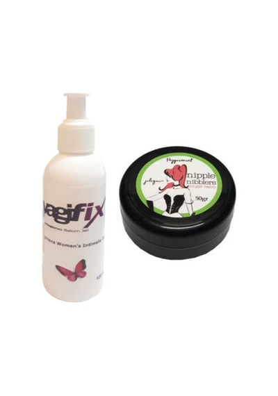 Hintohu Nipple Nibblers Tingle Balm 50 Ml Naneli Göğüs Bakım Kremi + Genital Bakım Kremi 120 Ml