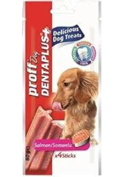 Proff Dental Plus Somonlu Köpek Ödülü Diş Temizleyici Kaşıyıcı 4'lü