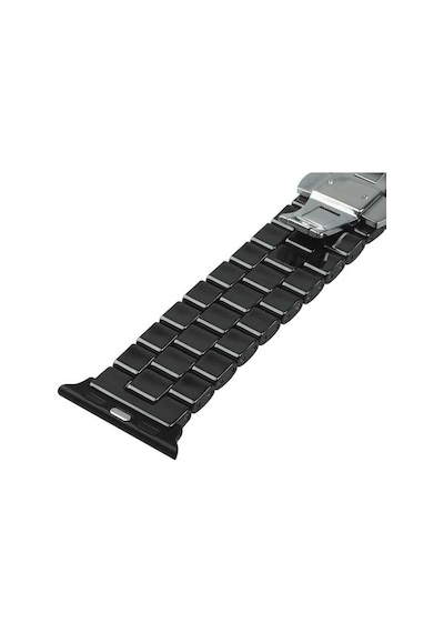 Ekılıf - Apple Uyumlu  Watch Ultra 49mm - Kordon Metal Strap Kayış Krd-15 - Beyaz
