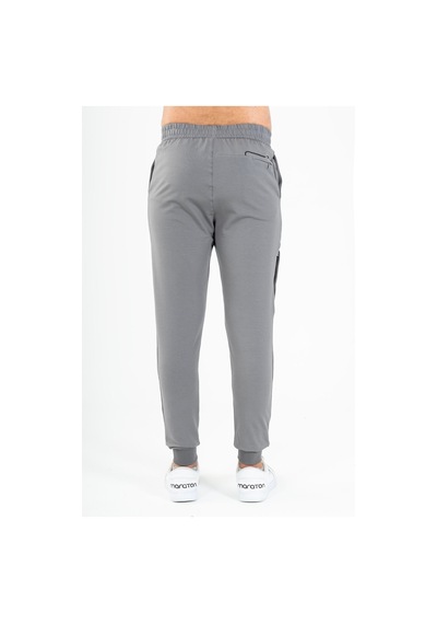 Maraton Sportswear Regular Erkek Ribana Paça Basic Antrasit Melanj Eşofman Altı 21716-antrasit Melanj Antrasit Melanj