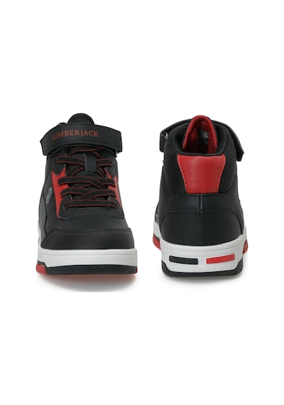 Lumberjack Nıtra Hı Siyah Erkek Çocuk High Sneaker Siyah-kırmızı