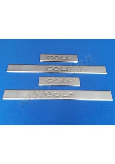 Vw Golf 7 Krom Kapı Eşiği 2013 Sonrası 4 Parça Paslanmaz Çelik (429879523)