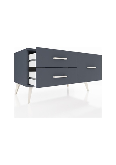 Hyperion Şifonyer 3 Raflı 88x44x48 Antrasit-antrasit Antrasit Hyperion Şifonyer 3 Raflı 88x44x48 Antrasit-antrasit Antrasit