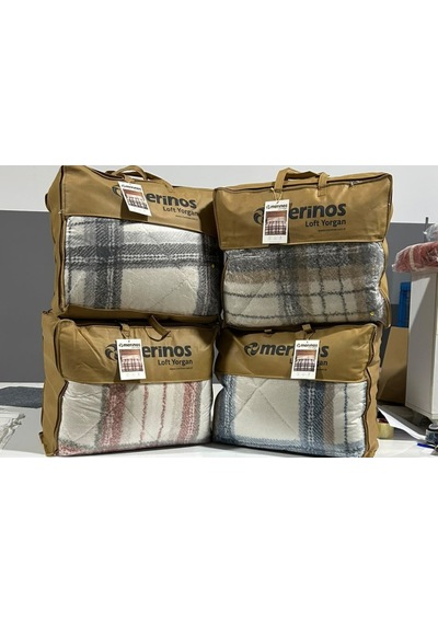 Merinos Loft Yorgan 195x215 Volante Kiremit