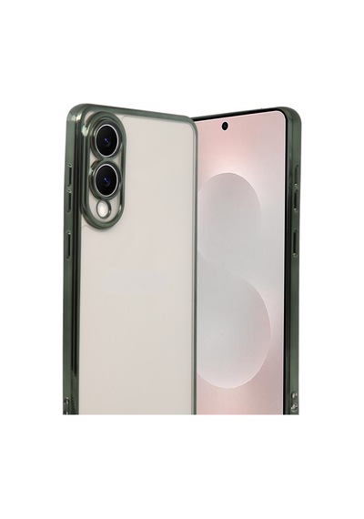 Samsung Galaxy  Uyumlu,  S25 Edge Razer Lensli Silikon - Yeşil