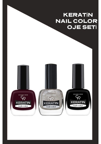 Keratin Naıl Color Oje Seti 3'lü No:93-46-79