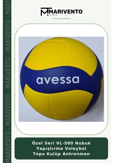 Özel Seri Vl-500 Nubuk Yapıştırma Voleybol Topu Kulüp Antrenman Çok Renkli
