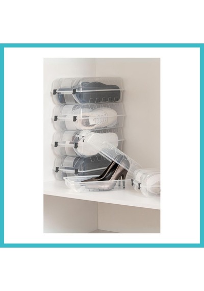 Bezos 6 Lı Ayakkabı Kutusu Bayan & Ayakkabılık Organizeri 20x37x13 Cm Dfnbez Çok Renkli Bezos 6 Lı Ayakkabı Kutusu Bayan & Ayakkabılık Organizeri 20x37x13 Cm Dfnbez Çok Renkli