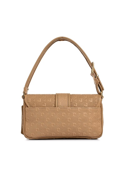 Pierre Cardin 05pc26y010121 Suni Deri Desenli Tokalı Kadın Omuz Çantası Camel