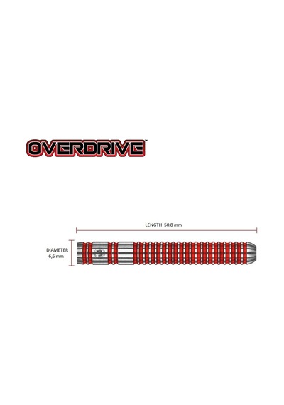 Winmau Overdrive %90 Tungsten 23 Gr Dart Oku