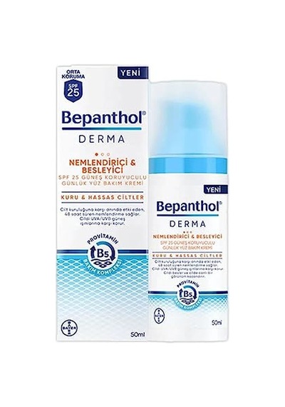 Bepanthol Derma Neml& Besl. Spf25 Günlük Yüz Bakim Kremi 50 Ml