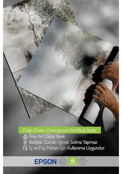 Zestia Siyah Çerçeveli 3'lü Tablo Seti, Klasik Manzara Soft Tonlar, Salon Set No: 30120 50 X 70