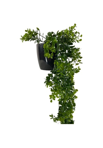 Yapay Çiçek Saksıda Sarkan Şimşir Okaliptus Yapay Sarmaşık 60Cm