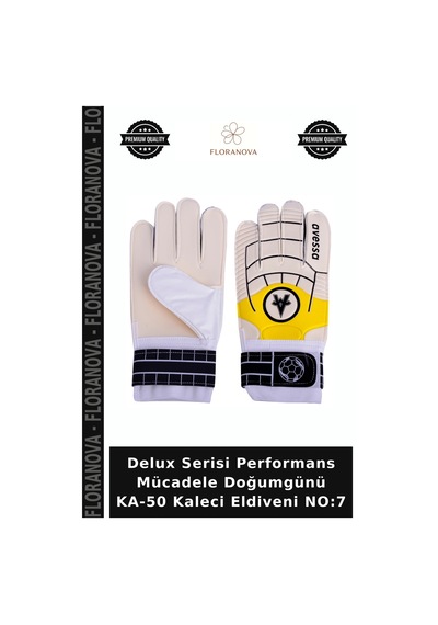 Delux Serisi Performans Mücadele Doğumgünü Ka-50 Kaleci Eldiveni No:7 Çok Renkli